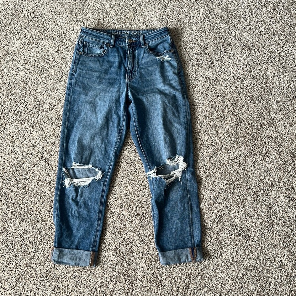 Ripped Mom Jeans